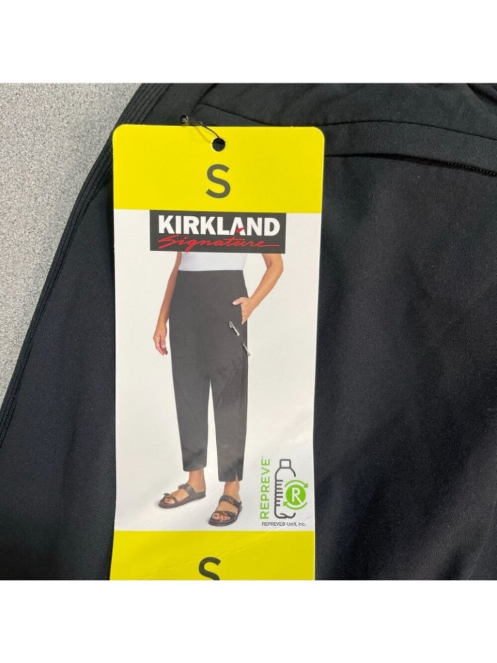 NWT Kirkland Signature Women's S Ankle Pant Black PullOn Stretch B1712 - Picture 11 of 16